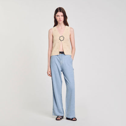 Sandro Wide-leg jeans