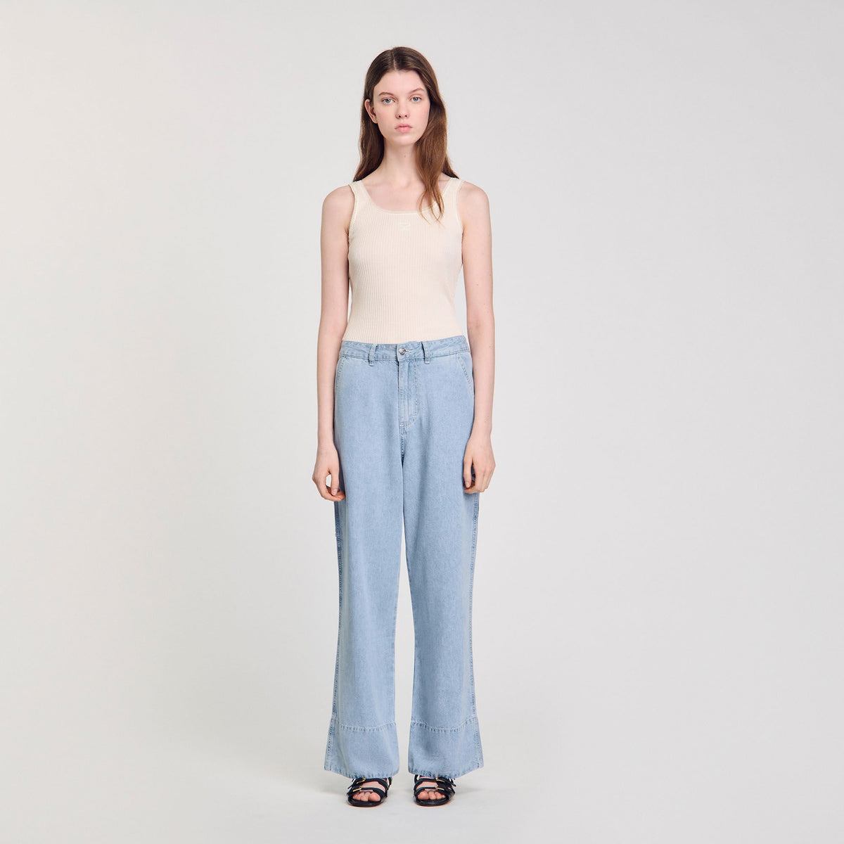 Sandro Wide-leg jeans