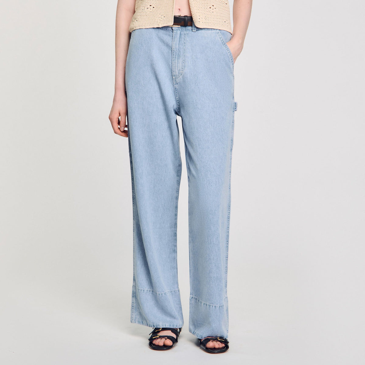 Sandro Wide-leg jeans