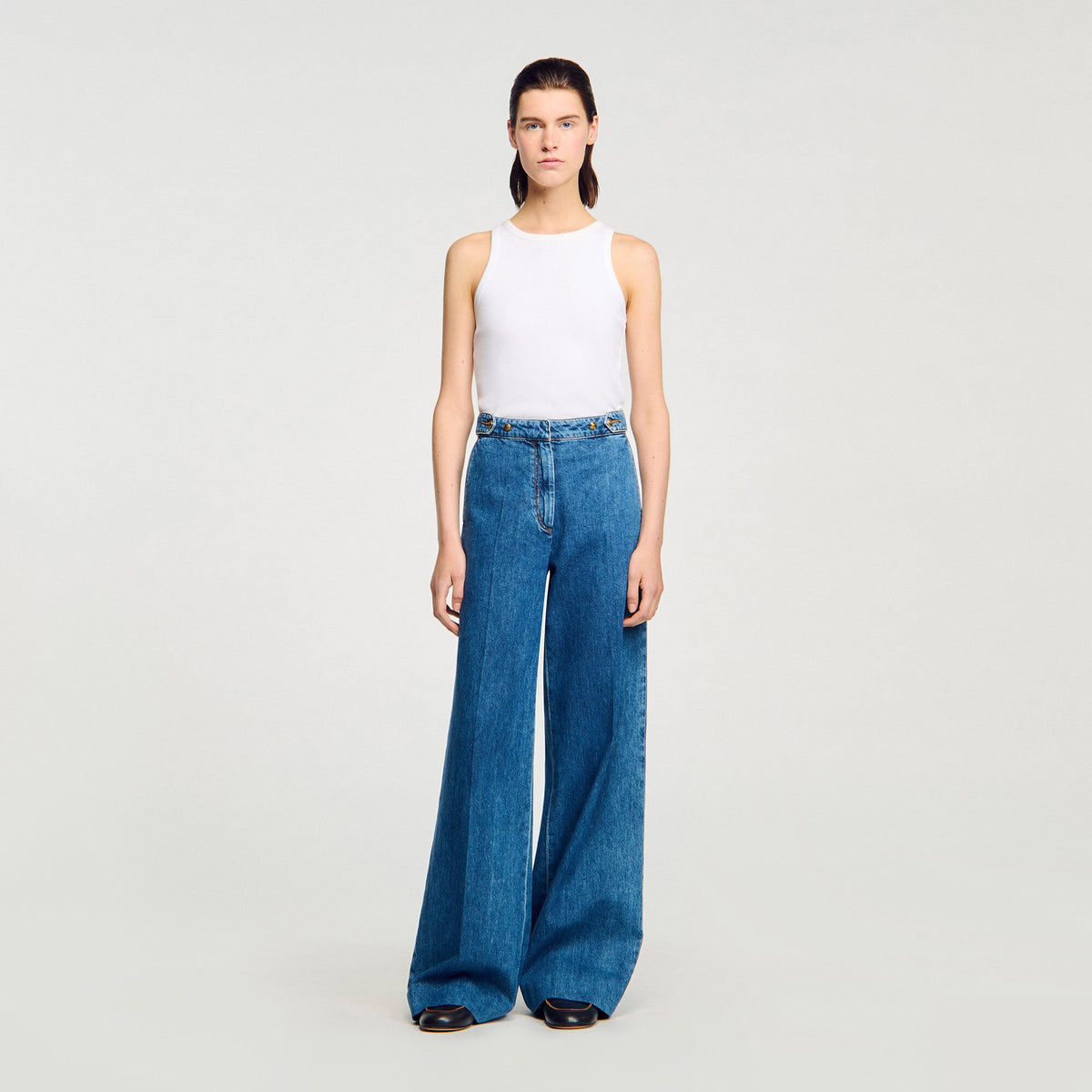 Sandro Wide-leg jeans