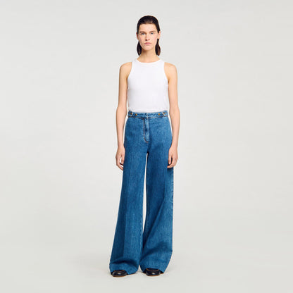 Sandro Wide-leg jeans