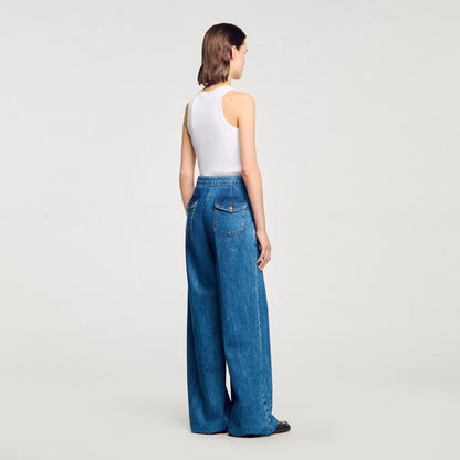 Sandro Wide-leg jeans