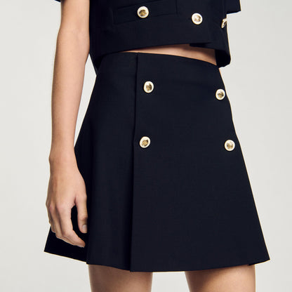 Sandro Mini pleated skirt