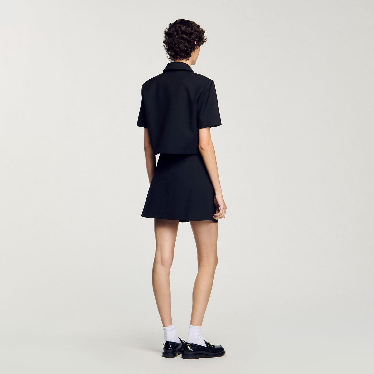Sandro Mini pleated skirt