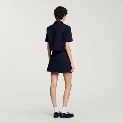 Sandro Mini pleated skirt