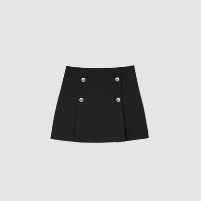 Sandro Mini pleated skirt