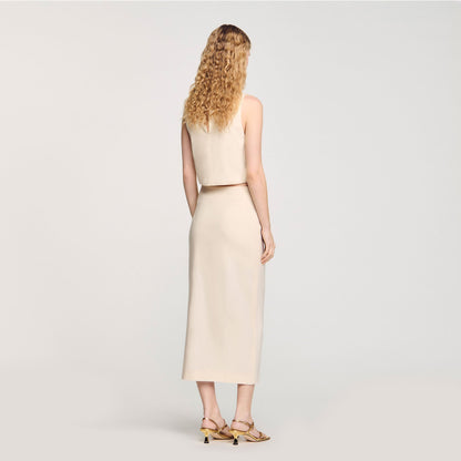Sandro Maxi slit skirt