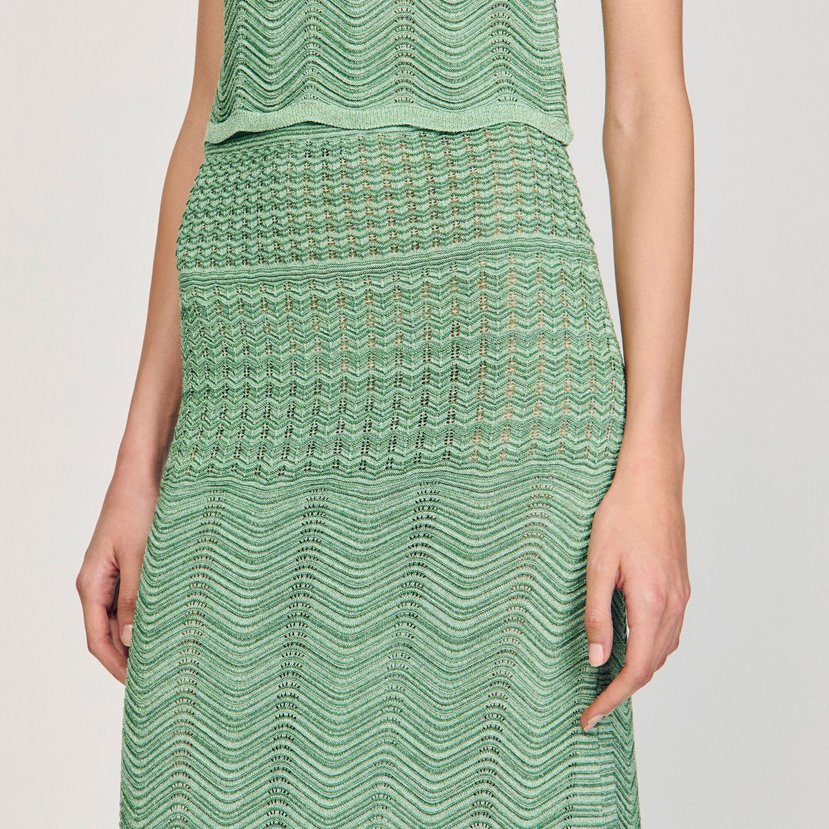 Sandro Maxi knit skirt