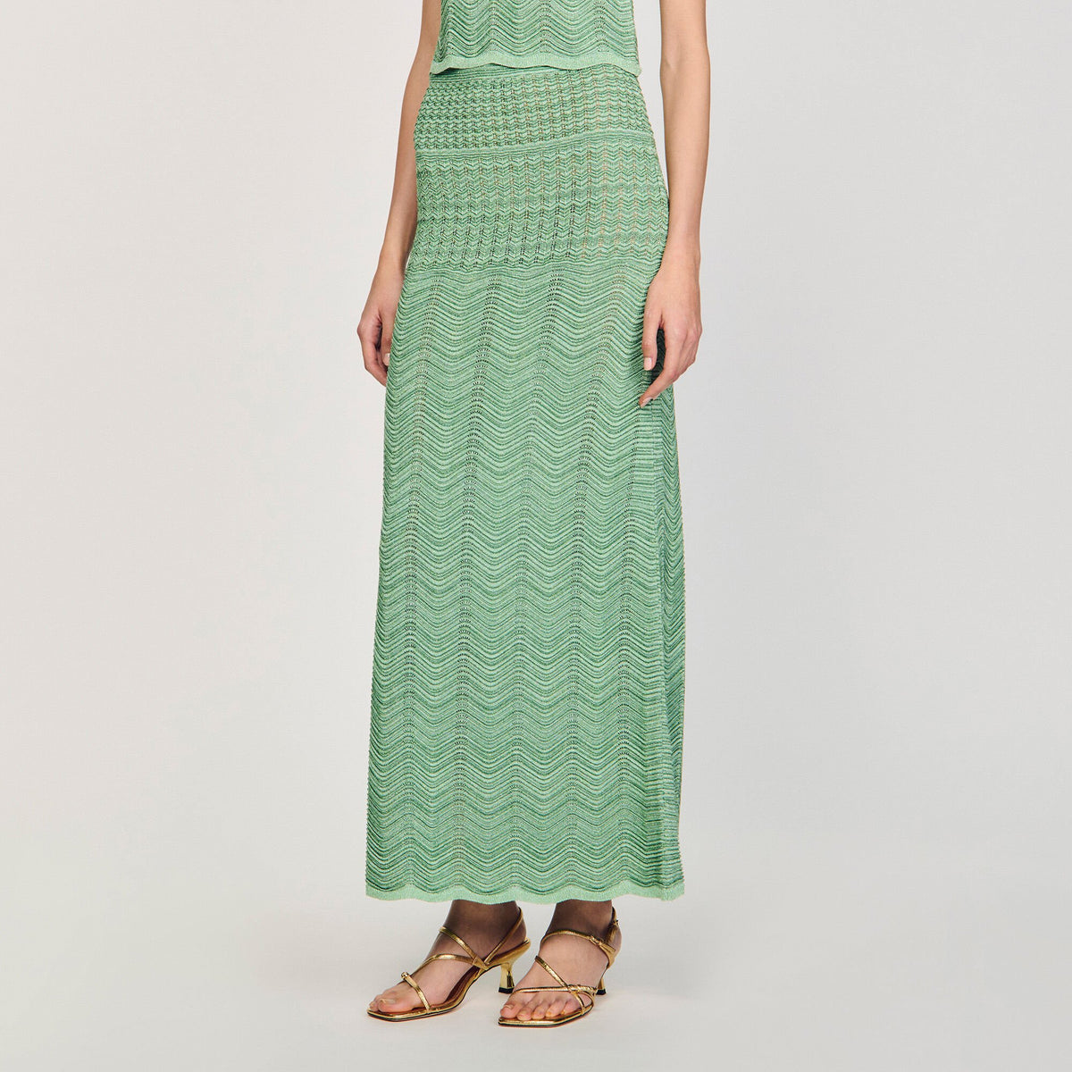 Sandro Maxi knit skirt
