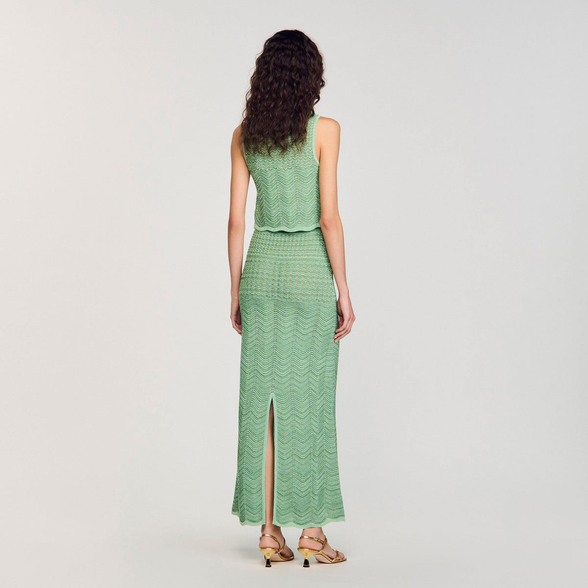 Sandro Maxi knit skirt
