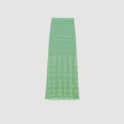 Sandro Maxi knit skirt