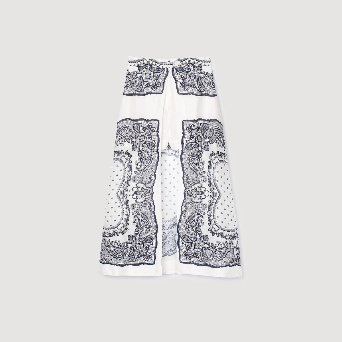 Sandro Bandana-motif skirt shorts