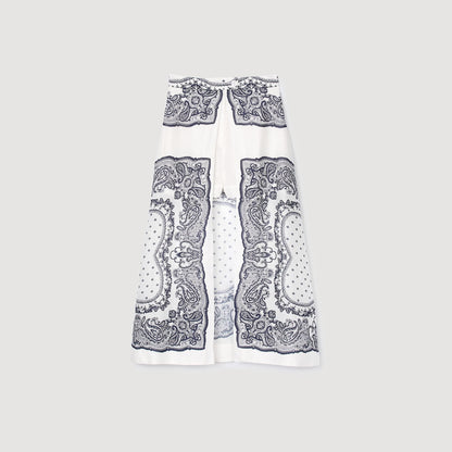 Sandro Bandana-motif skirt shorts
