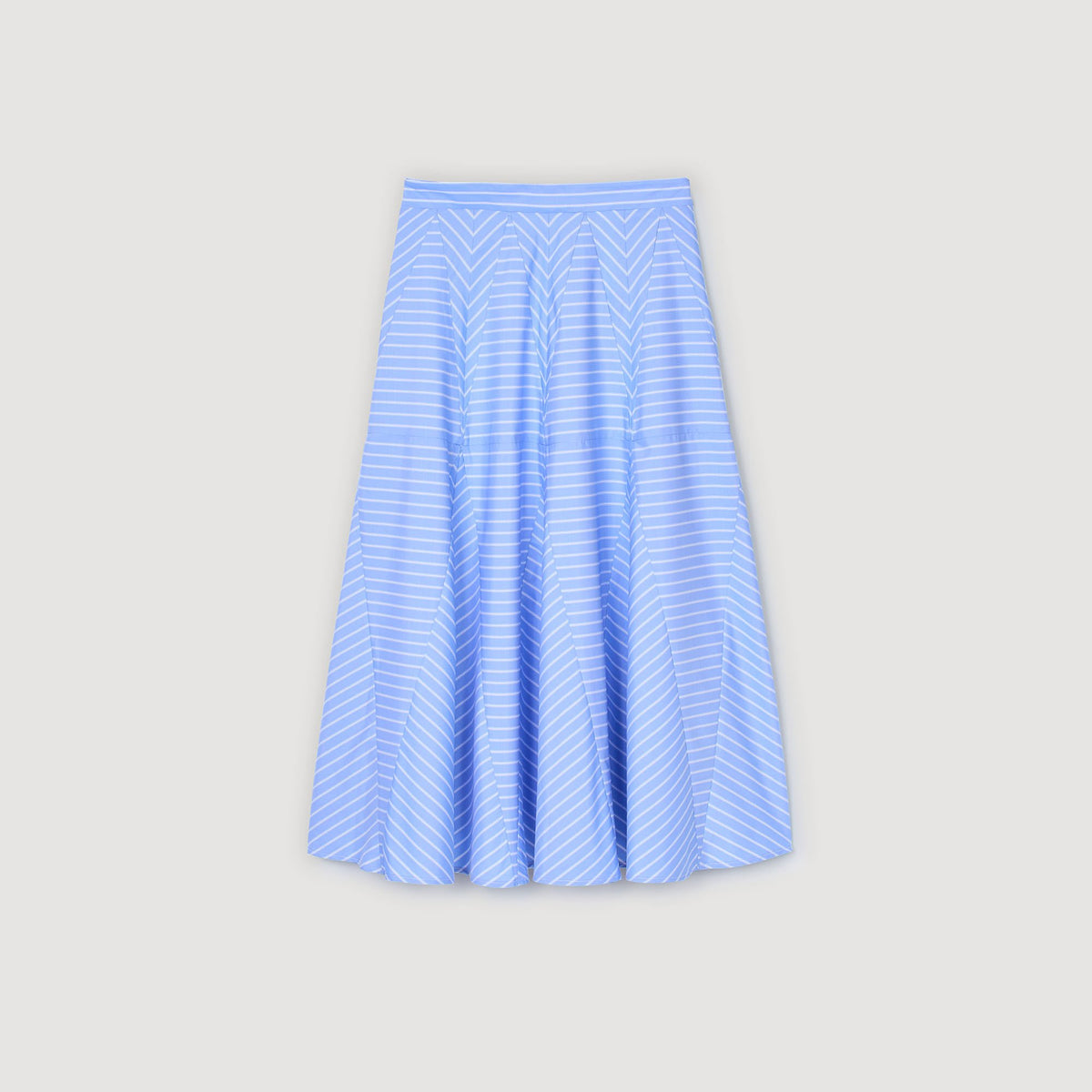 Sandro Maxi striped skirt