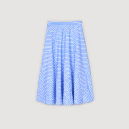 Sandro Maxi striped skirt