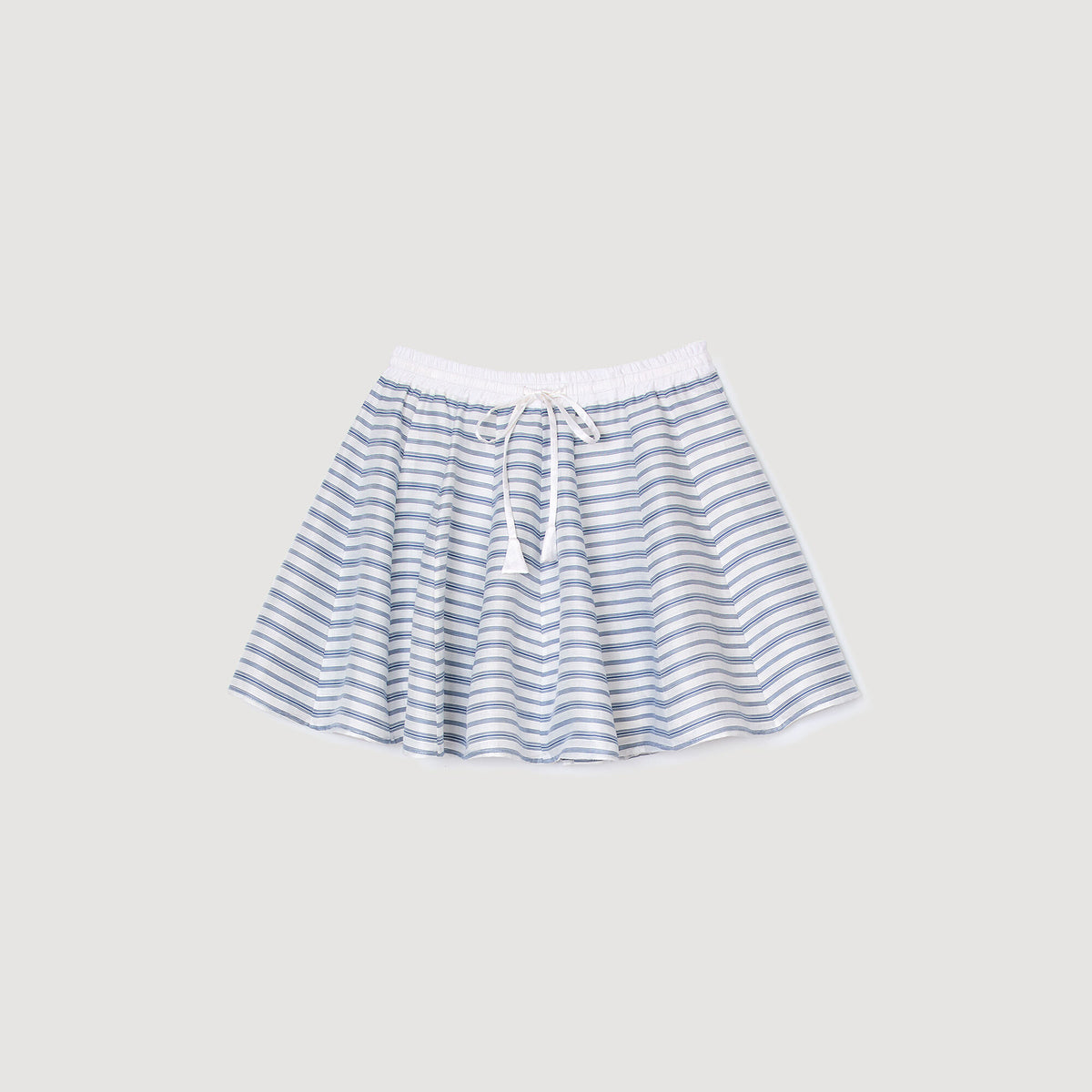 Sandro Spiral print skater skirt
