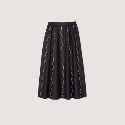 Sandro Maxi rhinestone skirt