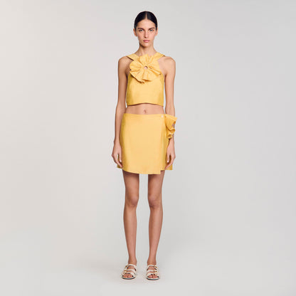 Sandro Mini skirt with ruffled detail