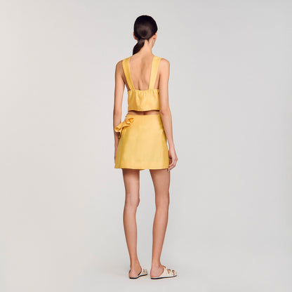 Sandro Mini skirt with ruffled detail