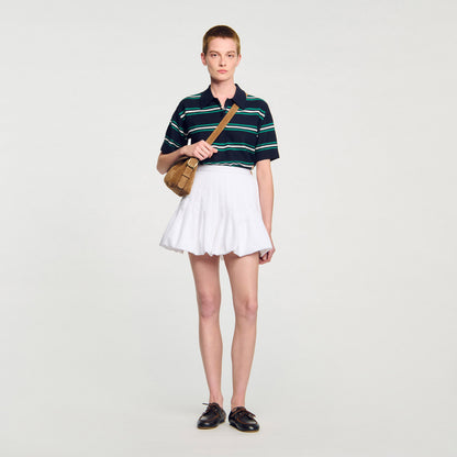 Sandro Mini bubble skirt