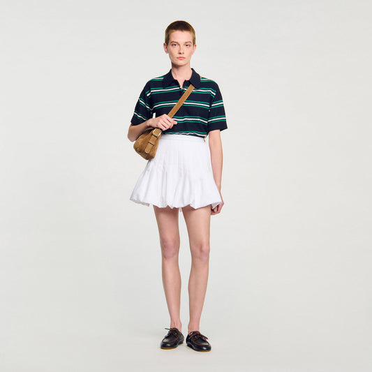 Sandro Mini bubble skirt