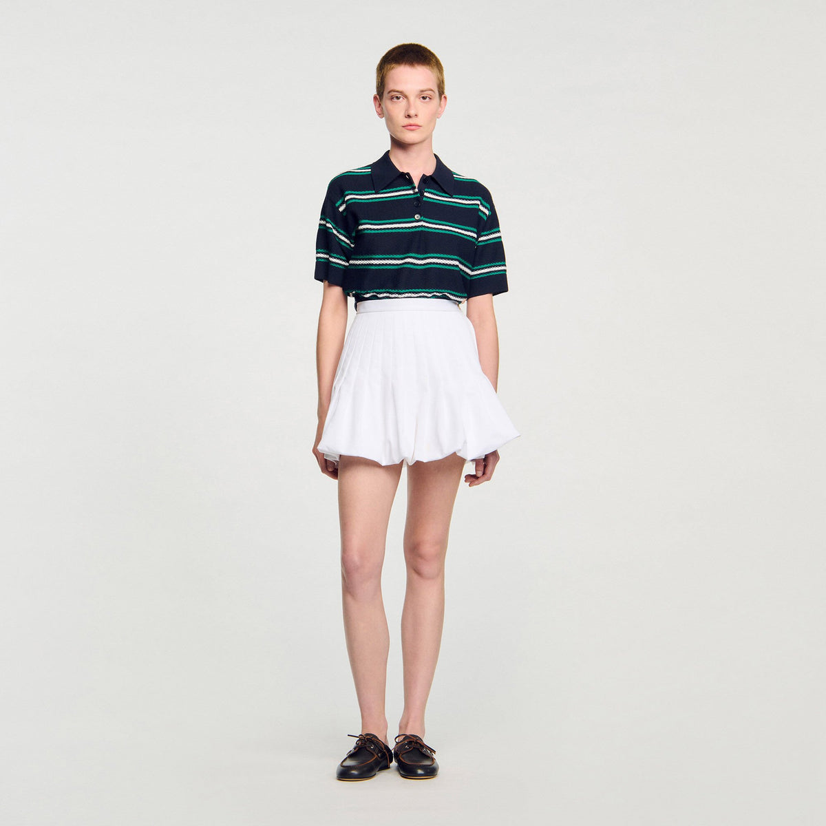 Sandro Mini bubble skirt