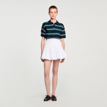 Sandro Mini bubble skirt