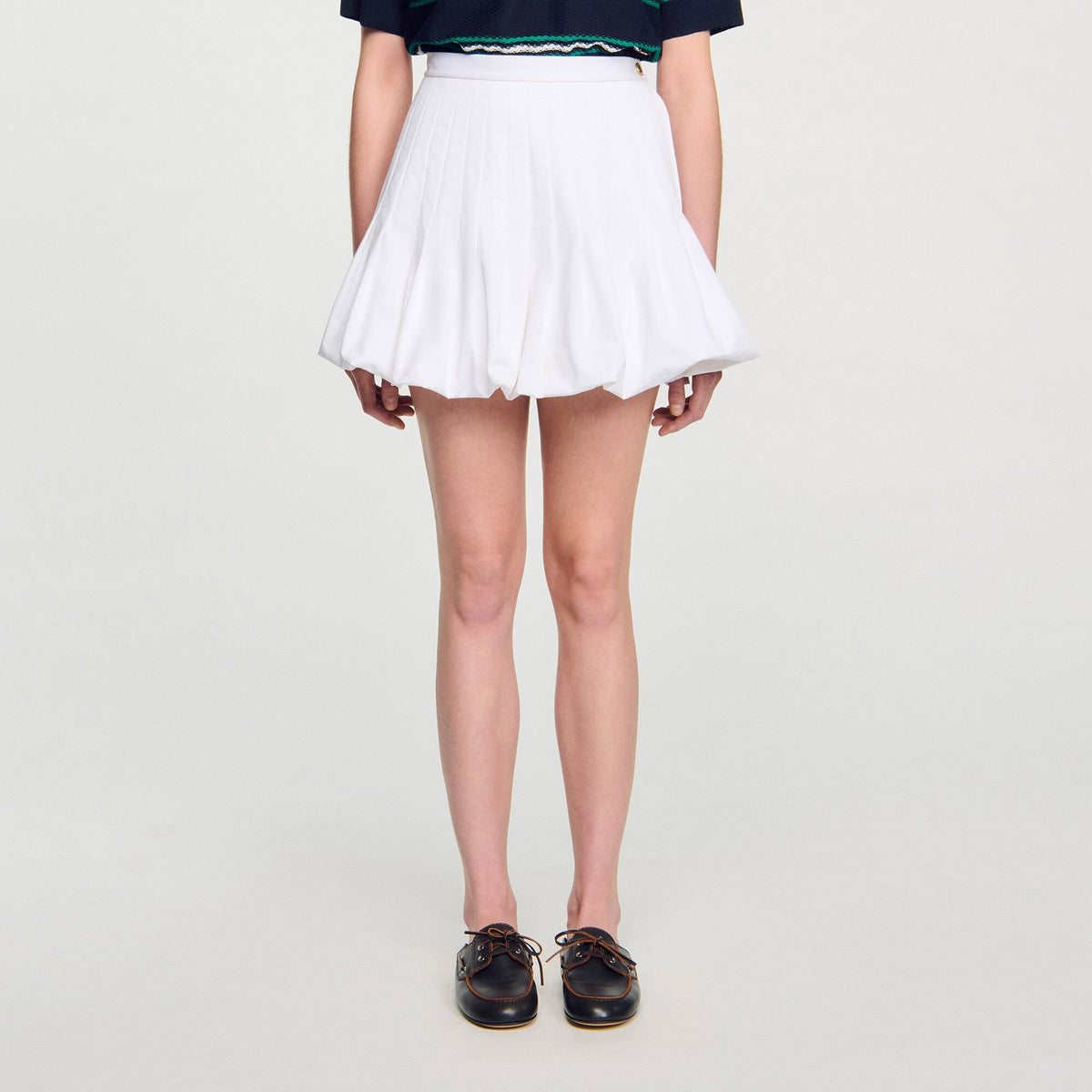Sandro Mini bubble skirt