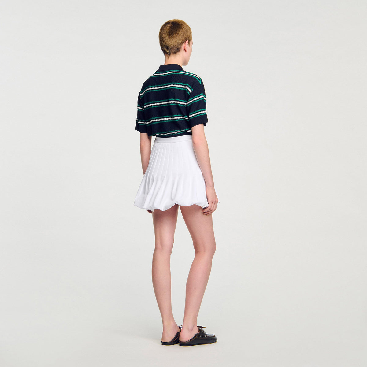 Sandro Mini bubble skirt