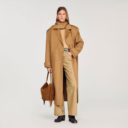Sandro Oversized Wool Coat