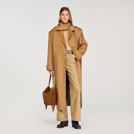 Sandro Oversized Wool Coat