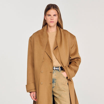 Sandro Oversized Wool Coat