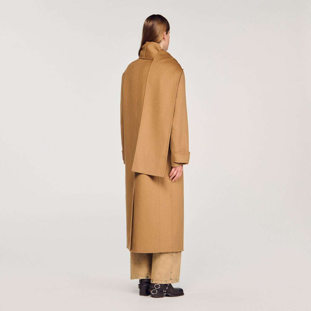 Sandro Oversized Wool Coat