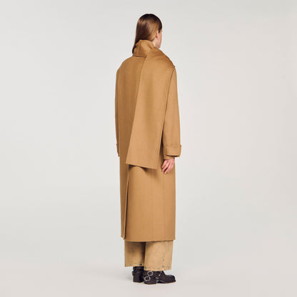 Sandro Oversized Wool Coat