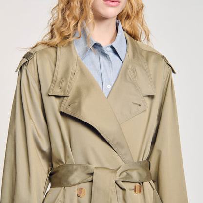Sandro Belted trench coat