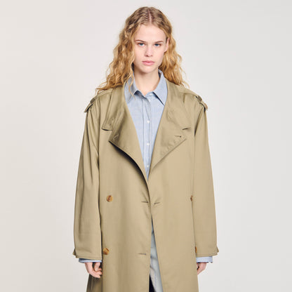 Sandro Belted trench coat