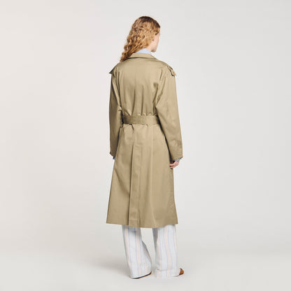 Sandro Belted trench coat