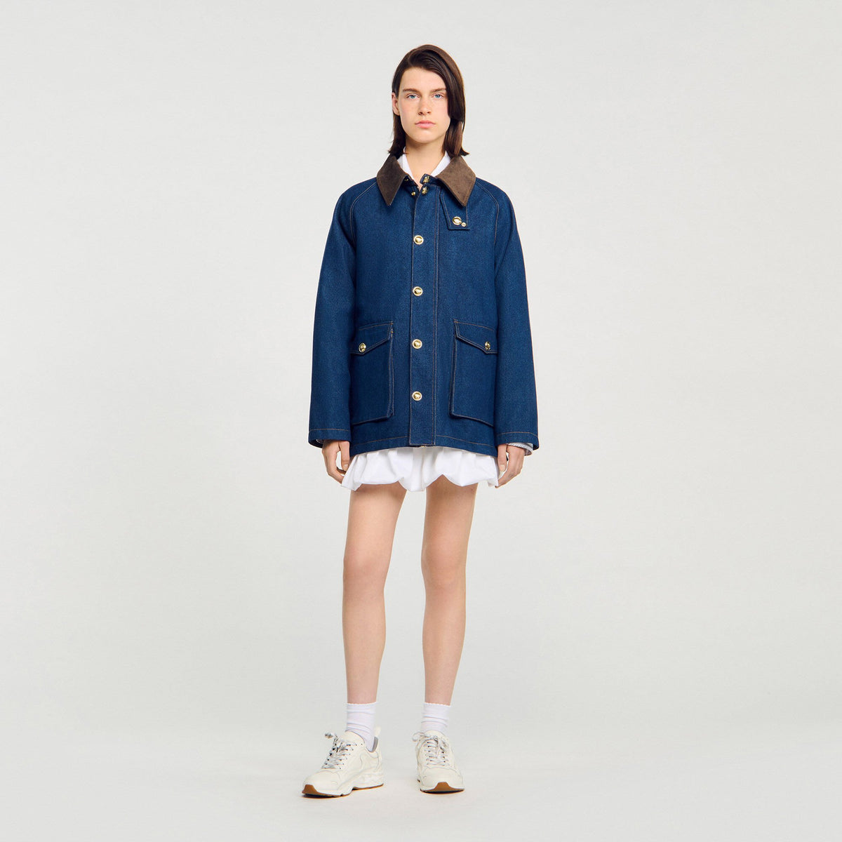 Sandro Denim workwear jacket