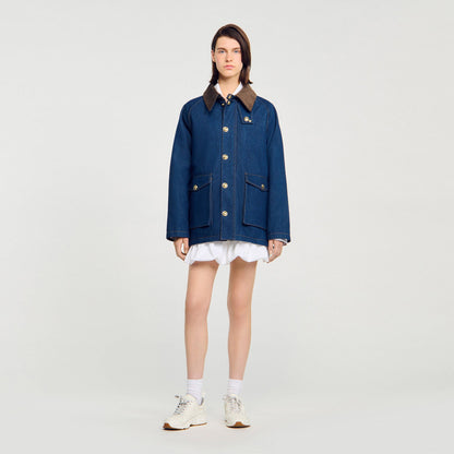 Sandro Denim workwear jacket