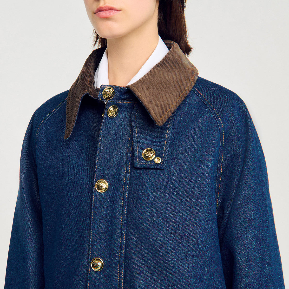 Sandro Denim workwear jacket