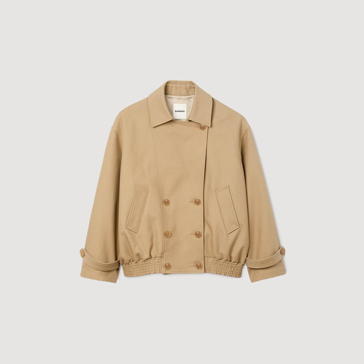 Sandro Short oversized trench coat