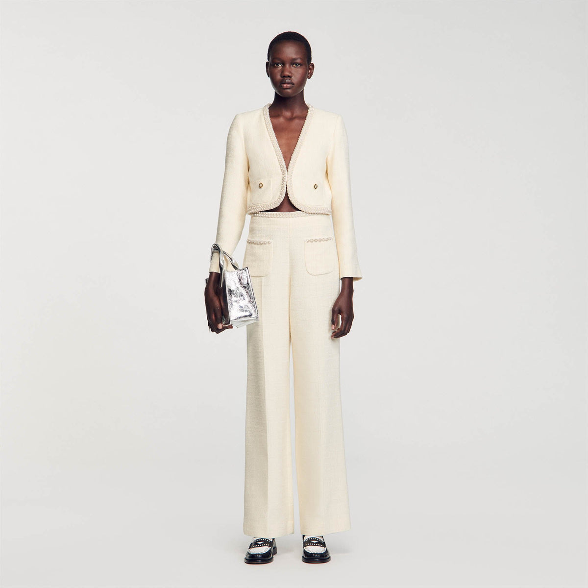 Sandro Tweed trousers