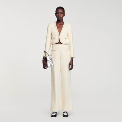 Sandro Tweed trousers