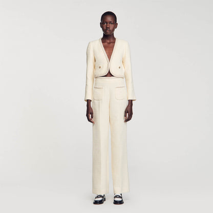 Sandro Tweed trousers