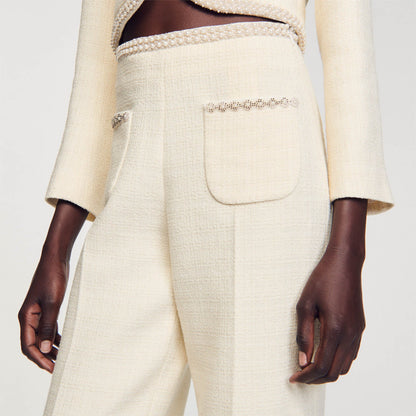 Sandro Tweed trousers