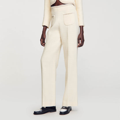 Sandro Tweed trousers