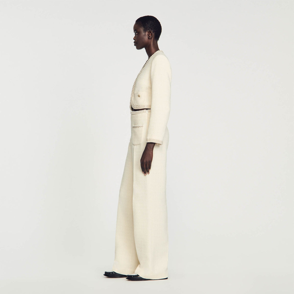 Sandro Tweed trousers