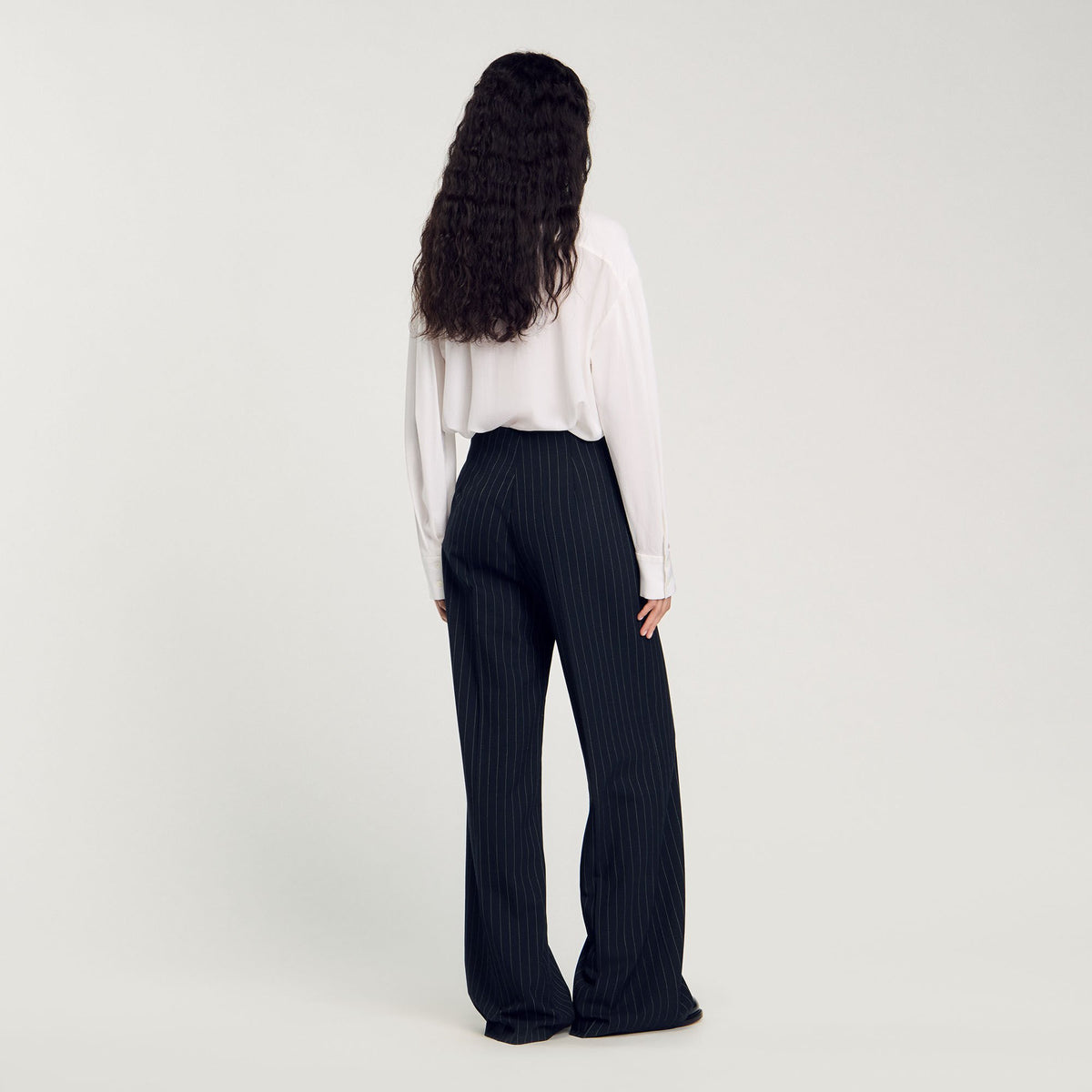 Sandro Chalk-striped trousers