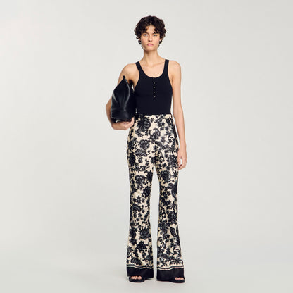Sandro Floral pants