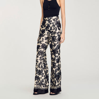 Sandro Floral pants